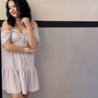 Stylish a Line Short Summer Dress