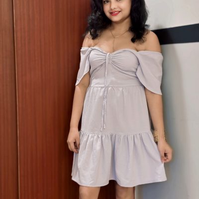 Women Western Grey party or summer wear dresses